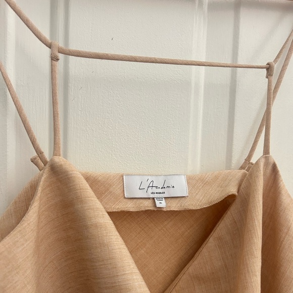 Revolve • L’Academie Strappy Orange/Pink Mini Party Dress Size XL - Picture 3 of 11